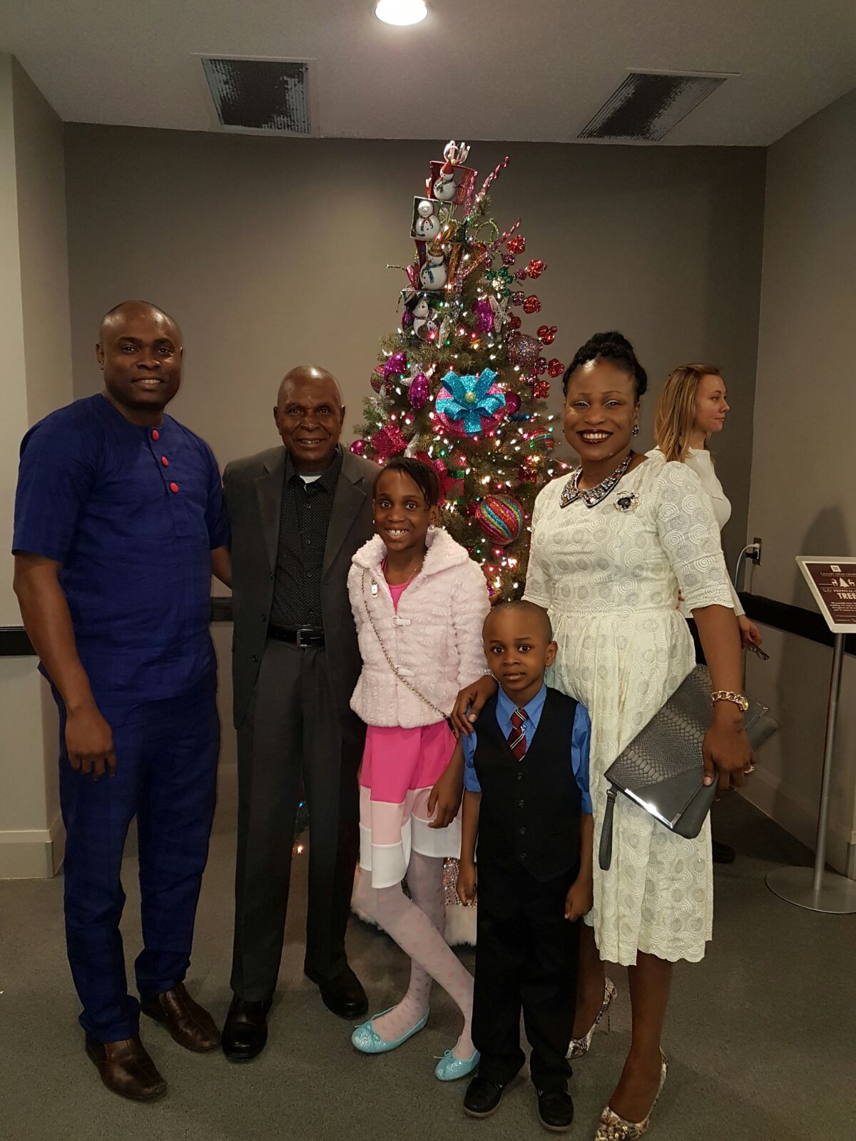 At a 2016 Xmas Party in Calgary, Canada